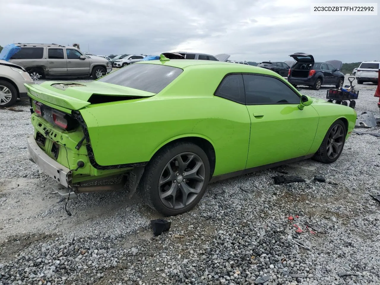 2015 Dodge Challenger Sxt Plus VIN: 2C3CDZBT7FH722992 Lot: 71801644