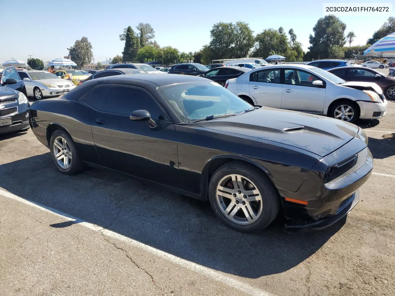 2015 Dodge Challenger Sxt VIN: 2C3CDZAG1FH764272 Lot: 72139804