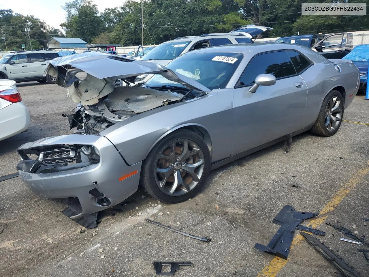 2015 Dodge Challenger Sxt Plus VIN: 2C3CDZBG9FH822434 Lot: 72187624