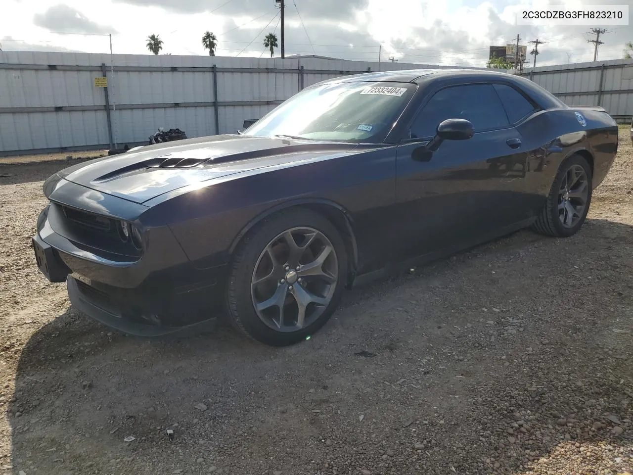 2015 Dodge Challenger Sxt Plus VIN: 2C3CDZBG3FH823210 Lot: 72332404