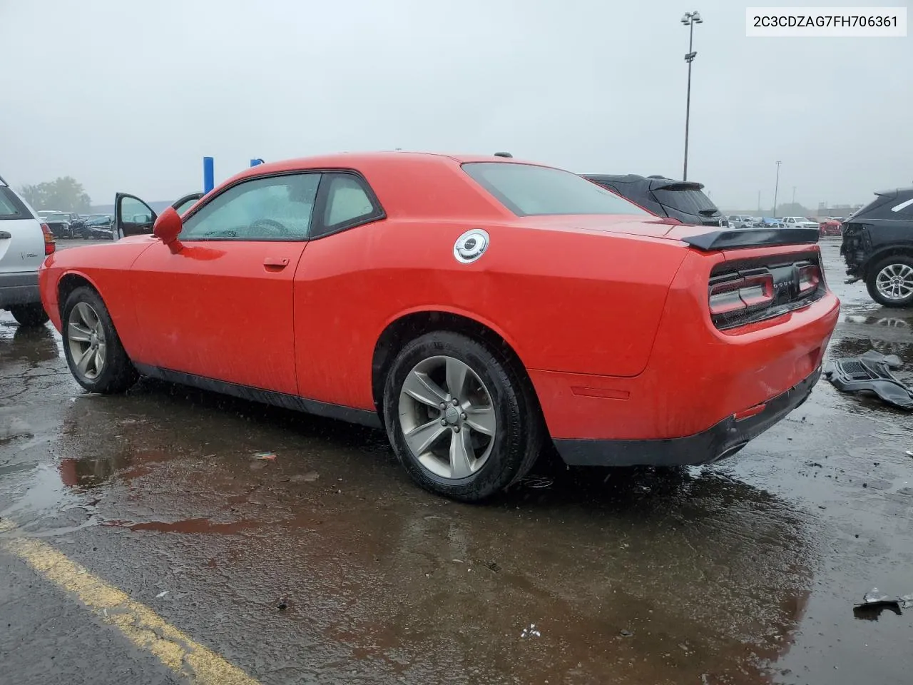 2015 Dodge Challenger Sxt VIN: 2C3CDZAG7FH706361 Lot: 72445454