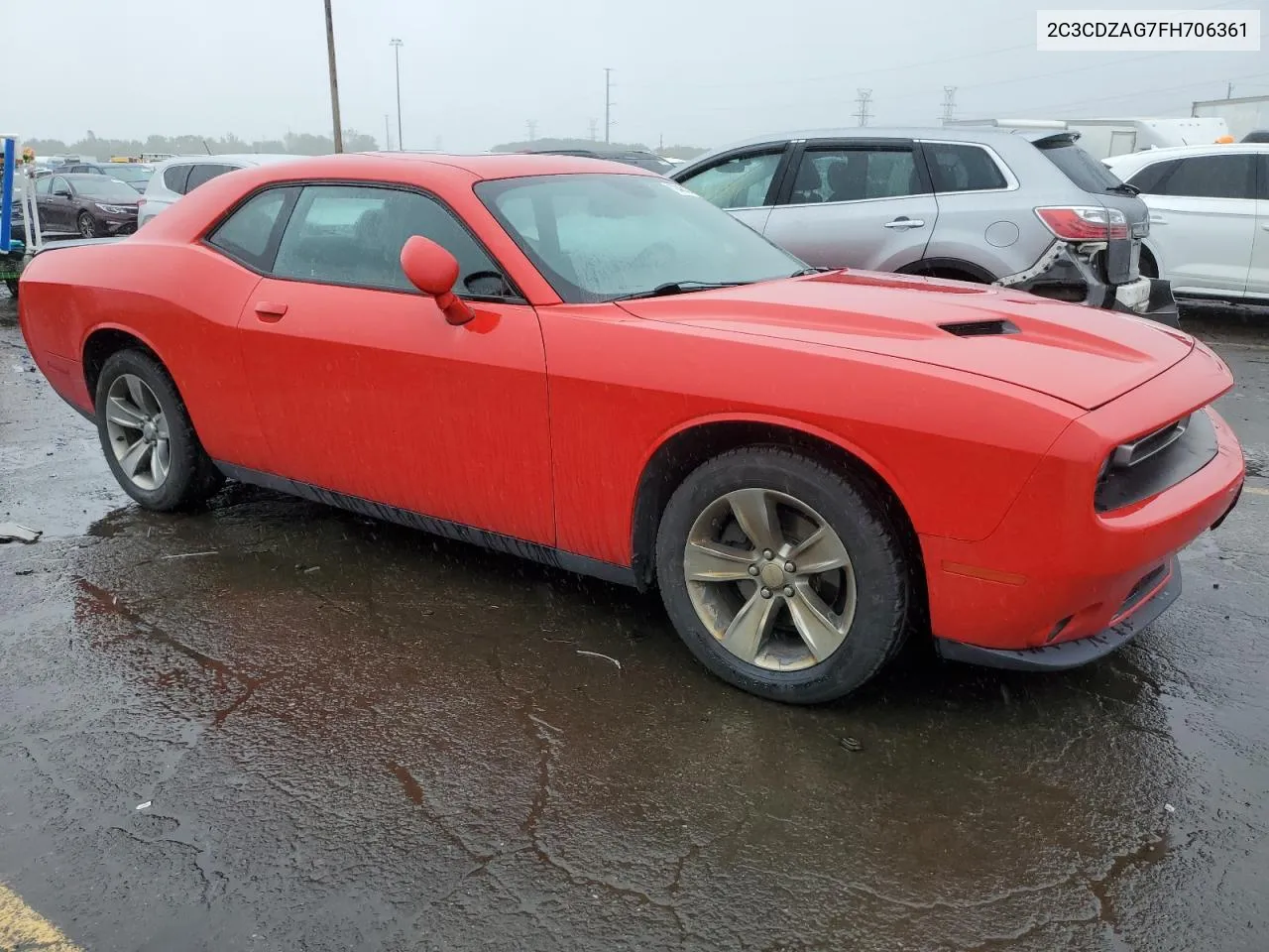 2015 Dodge Challenger Sxt VIN: 2C3CDZAG7FH706361 Lot: 72445454