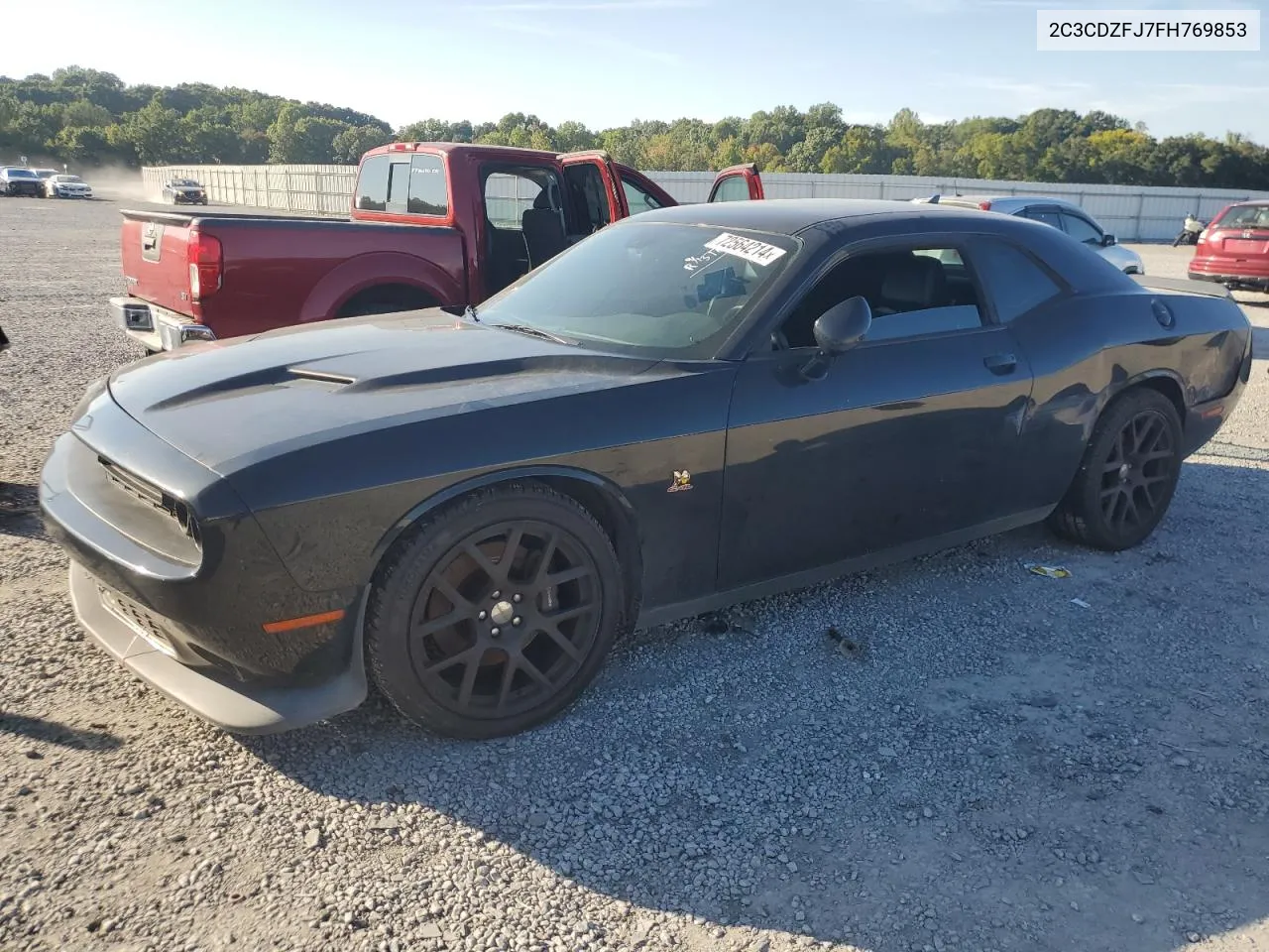 2015 Dodge Challenger R/T Scat Pack VIN: 2C3CDZFJ7FH769853 Lot: 72564214