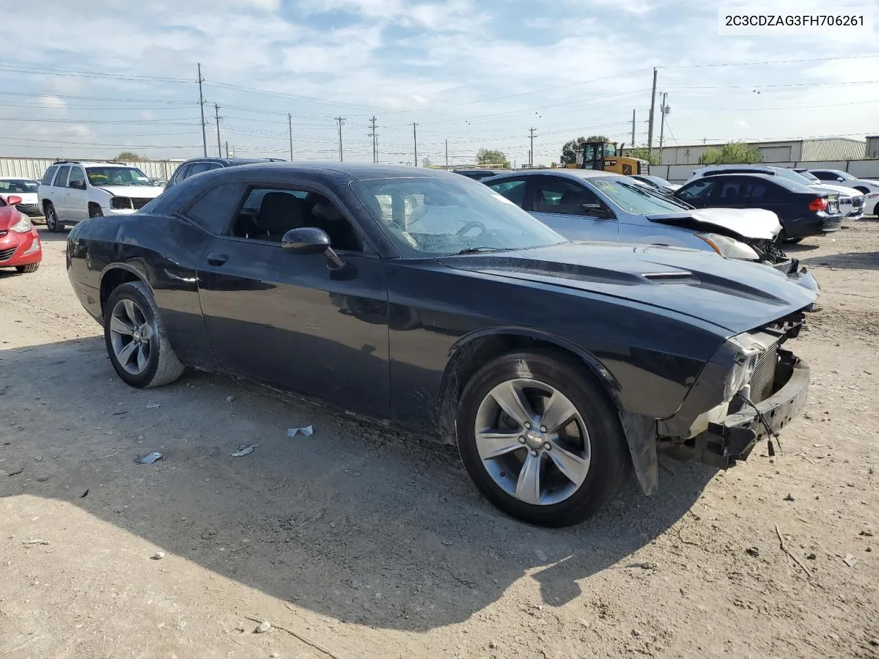 2015 Dodge Challenger Sxt VIN: 2C3CDZAG3FH706261 Lot: 72745764