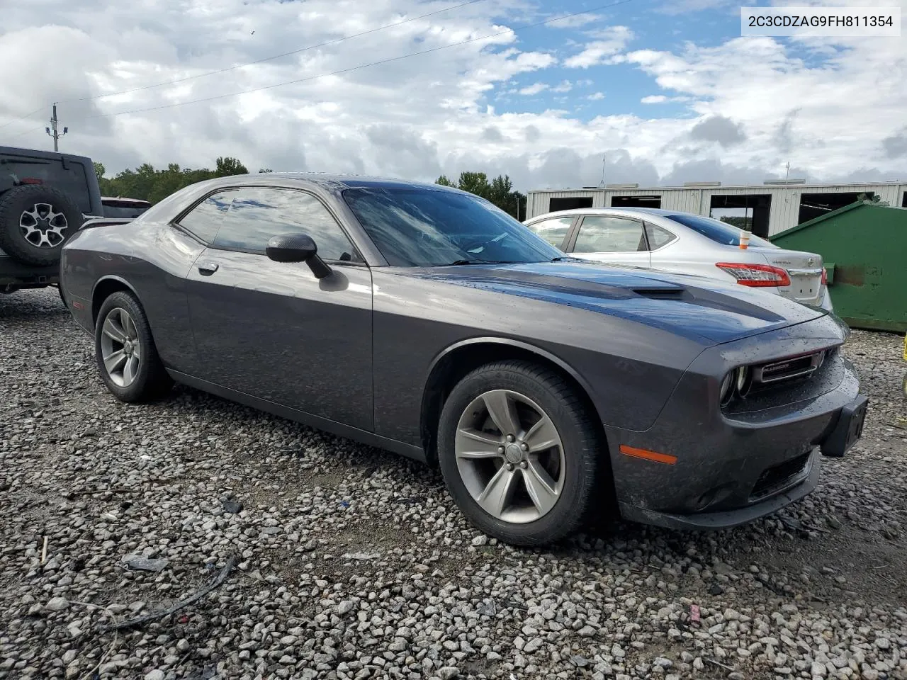 2015 Dodge Challenger Sxt VIN: 2C3CDZAG9FH811354 Lot: 72759134