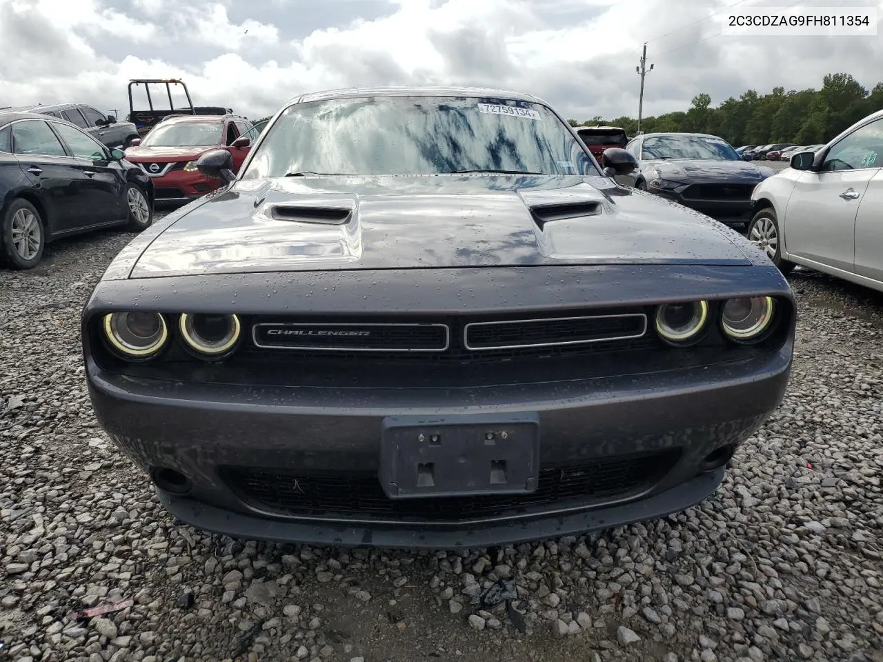 2015 Dodge Challenger Sxt VIN: 2C3CDZAG9FH811354 Lot: 72759134