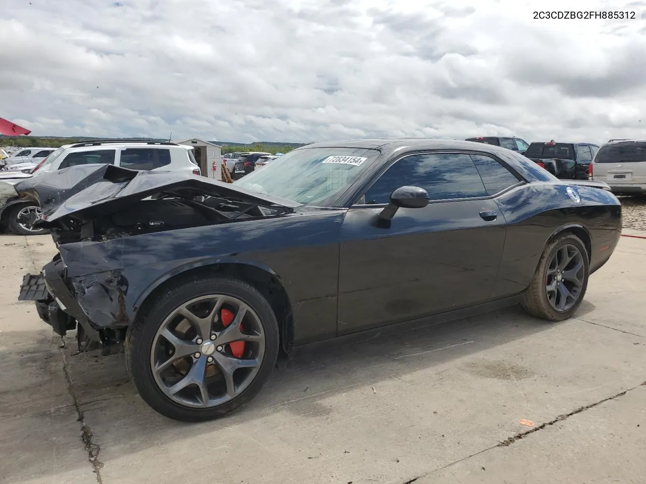 2015 Dodge Challenger Sxt Plus VIN: 2C3CDZBG2FH885312 Lot: 72834154