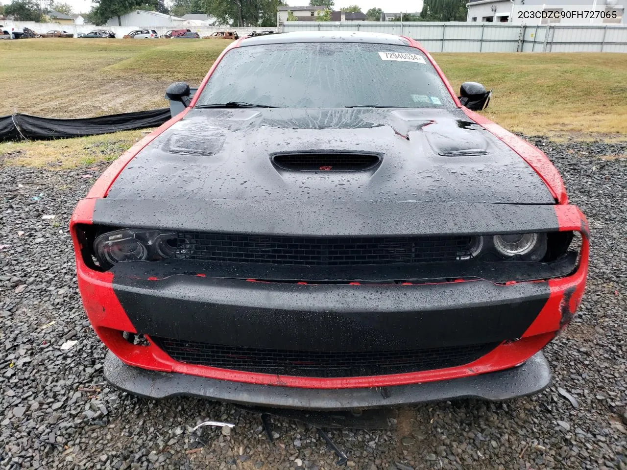 2015 Dodge Challenger Srt Hellcat VIN: 2C3CDZC90FH727065 Lot: 72946534