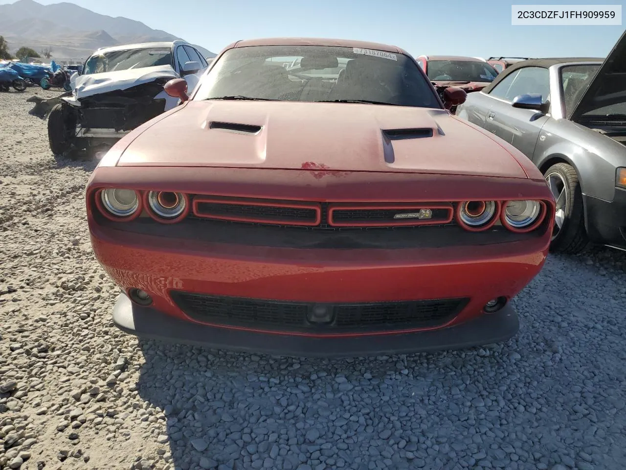 2015 Dodge Challenger R/T Scat Pack VIN: 2C3CDZFJ1FH909959 Lot: 73187064