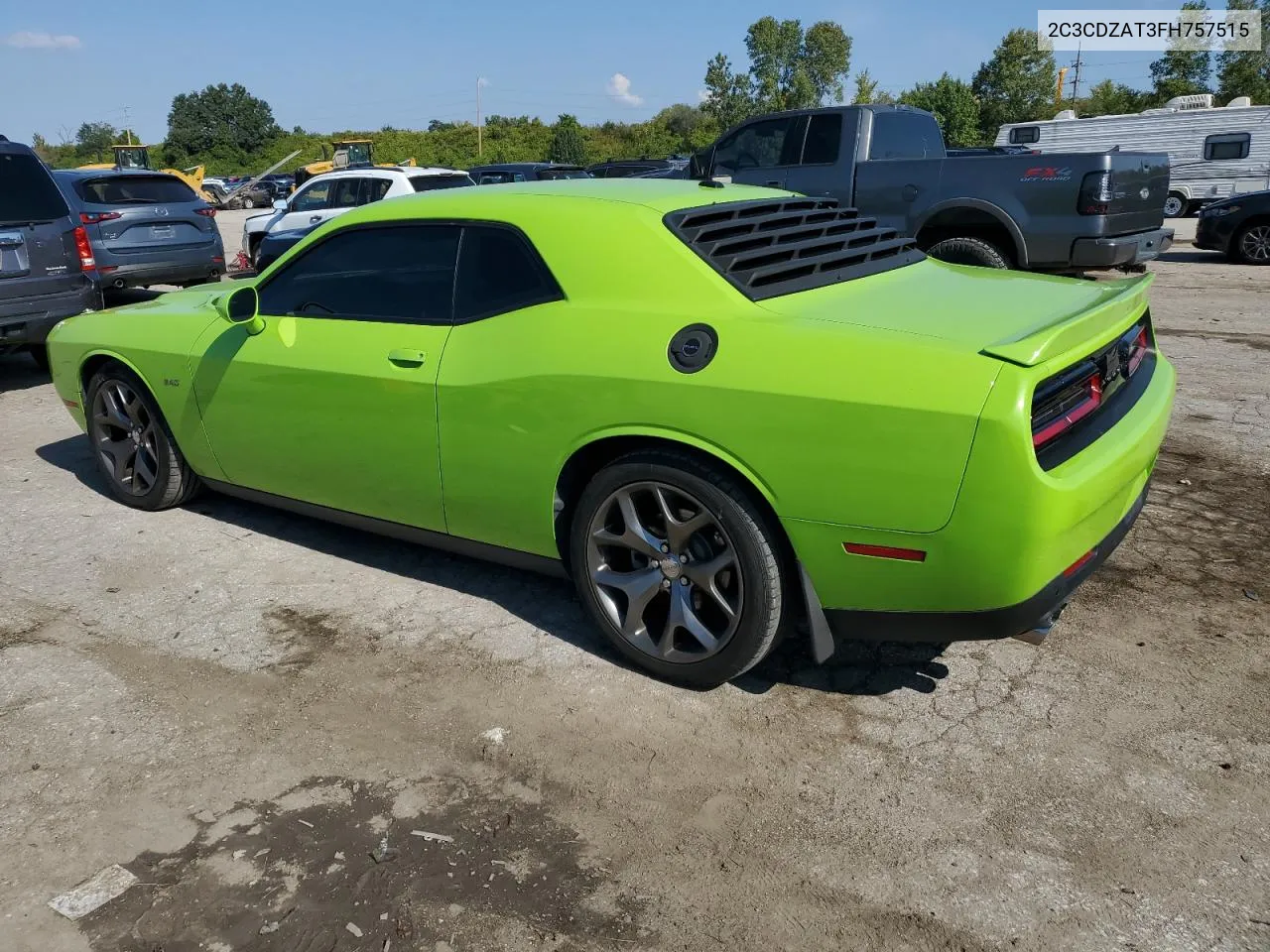 2015 Dodge Challenger Sxt VIN: 2C3CDZAT3FH757515 Lot: 73308284