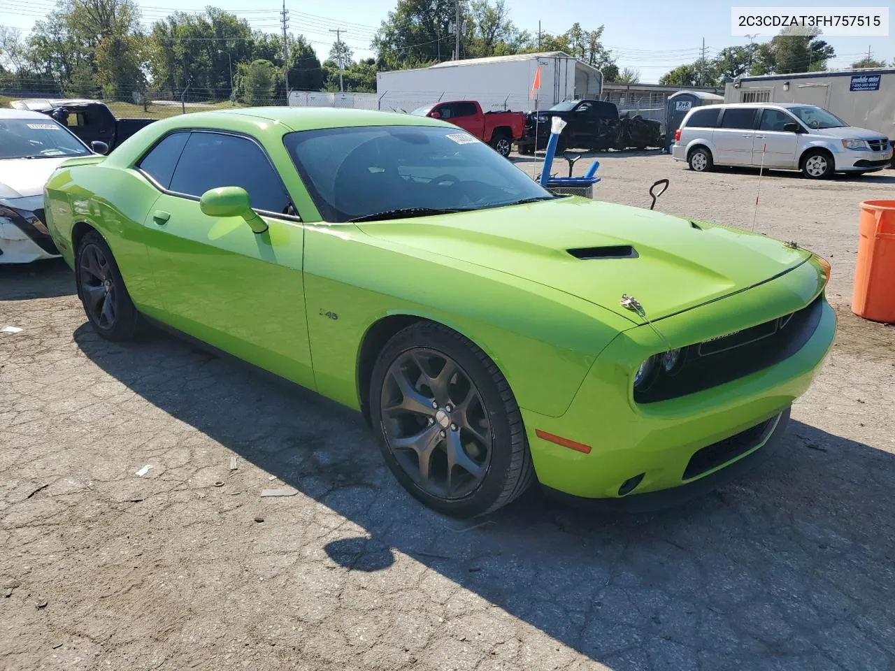 2015 Dodge Challenger Sxt VIN: 2C3CDZAT3FH757515 Lot: 73308284