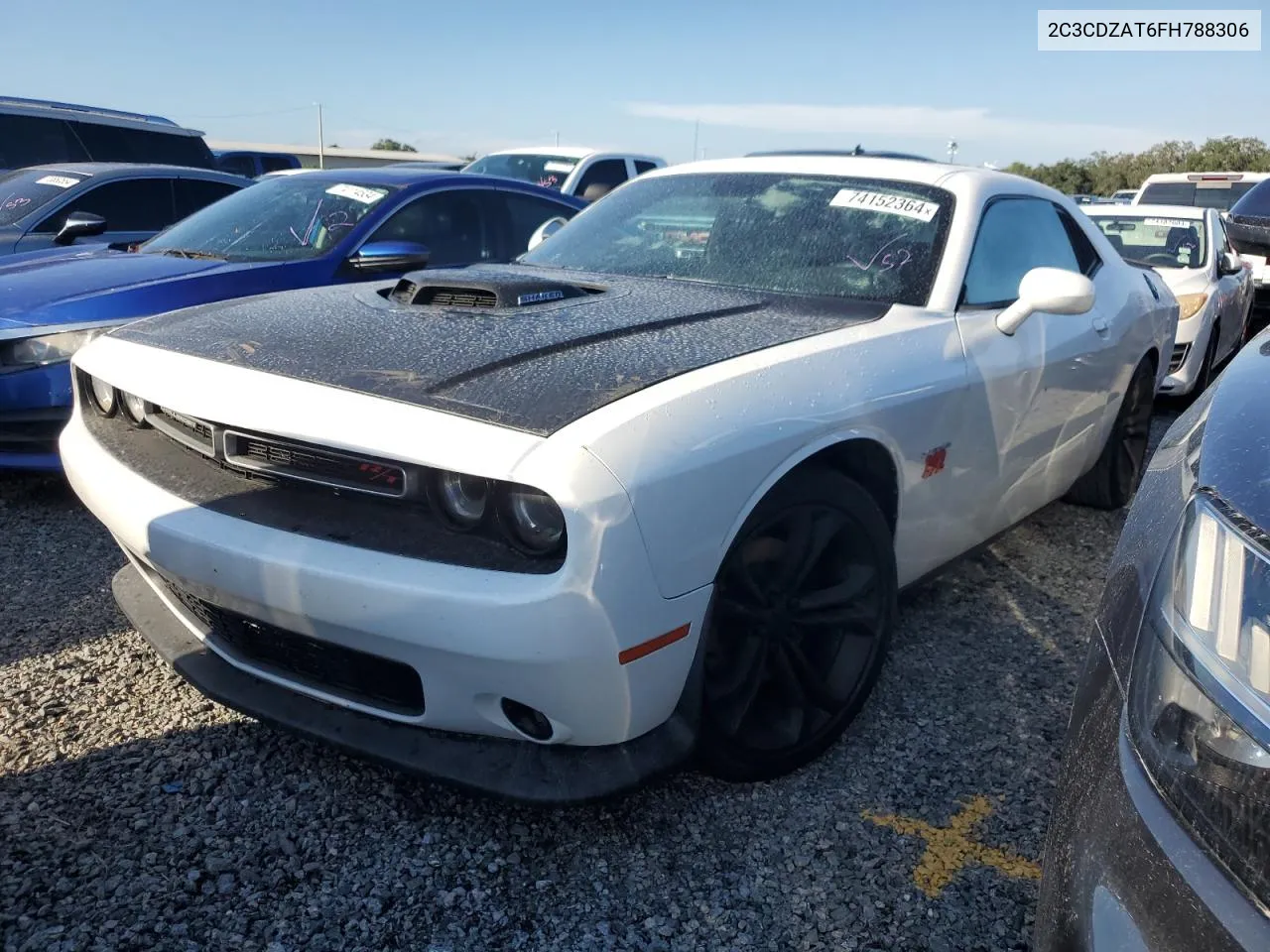 2015 Dodge Challenger Sxt VIN: 2C3CDZAT6FH788306 Lot: 74152364