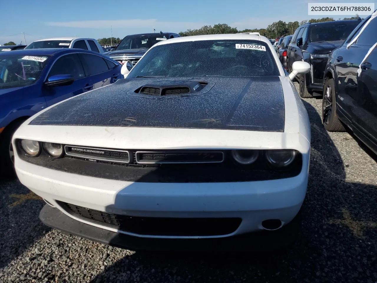 2015 Dodge Challenger Sxt VIN: 2C3CDZAT6FH788306 Lot: 74152364