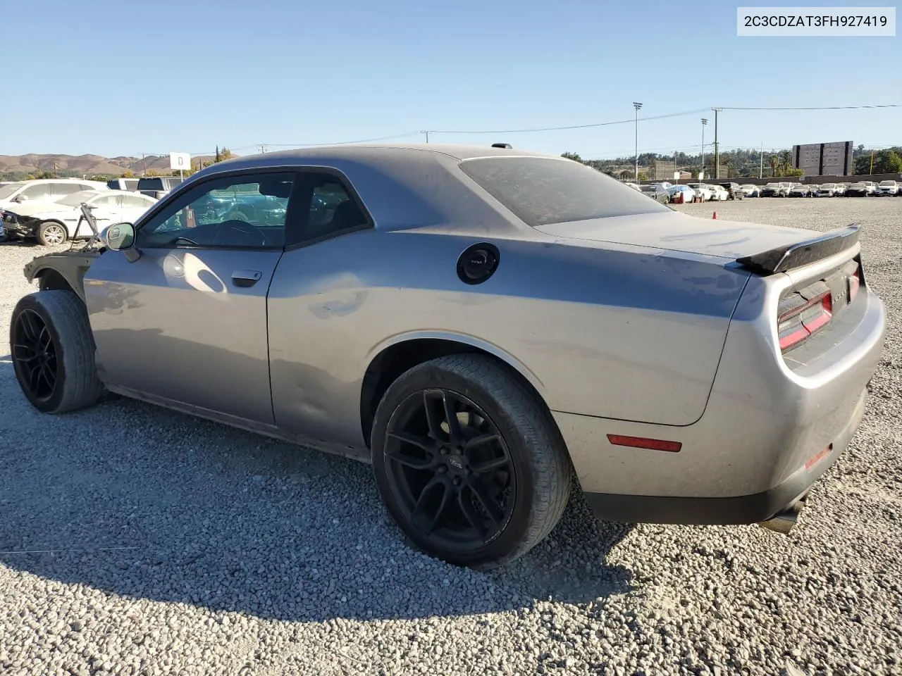 2015 Dodge Challenger Sxt VIN: 2C3CDZAT3FH927419 Lot: 74357684