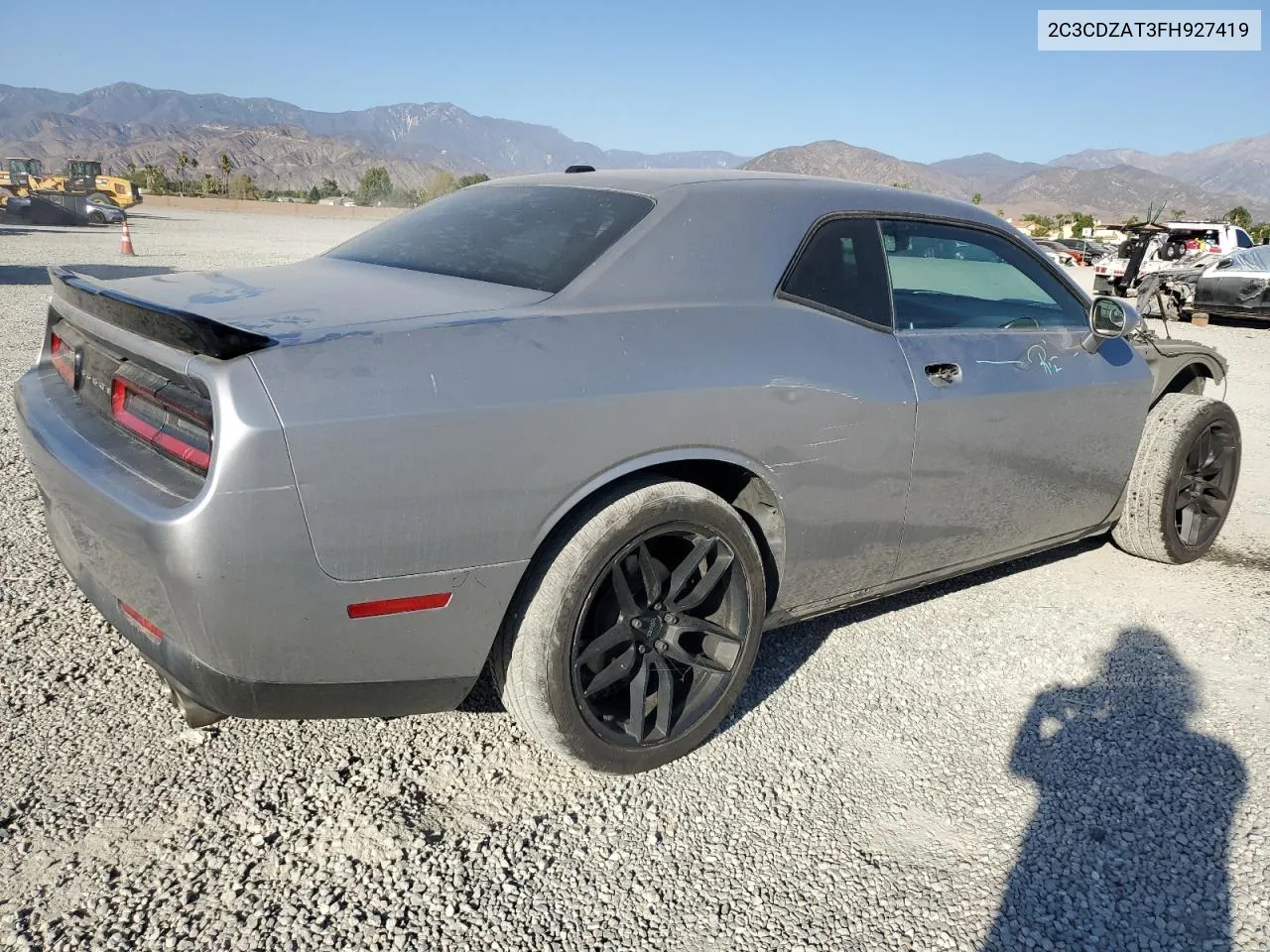 2015 Dodge Challenger Sxt VIN: 2C3CDZAT3FH927419 Lot: 74357684