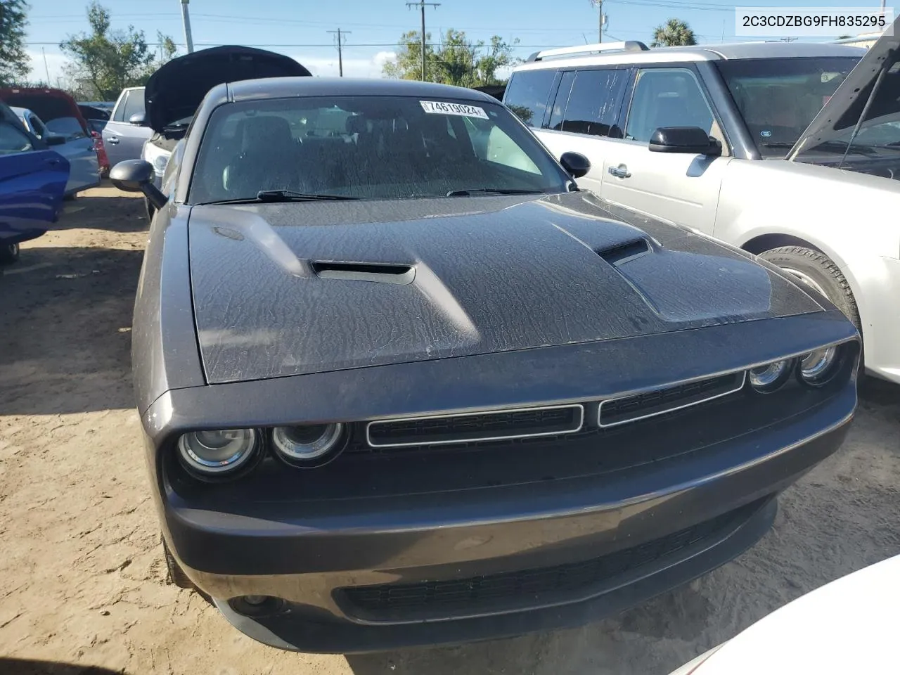 2015 Dodge Challenger Sxt Plus VIN: 2C3CDZBG9FH835295 Lot: 74619024