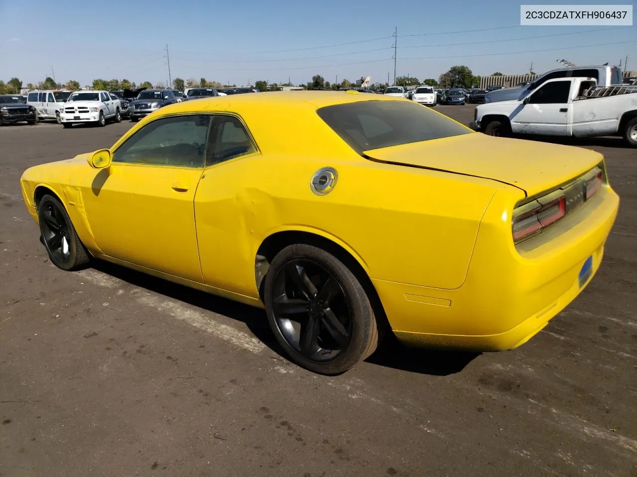 2015 Dodge Challenger Sxt VIN: 2C3CDZATXFH906437 Lot: 74707594