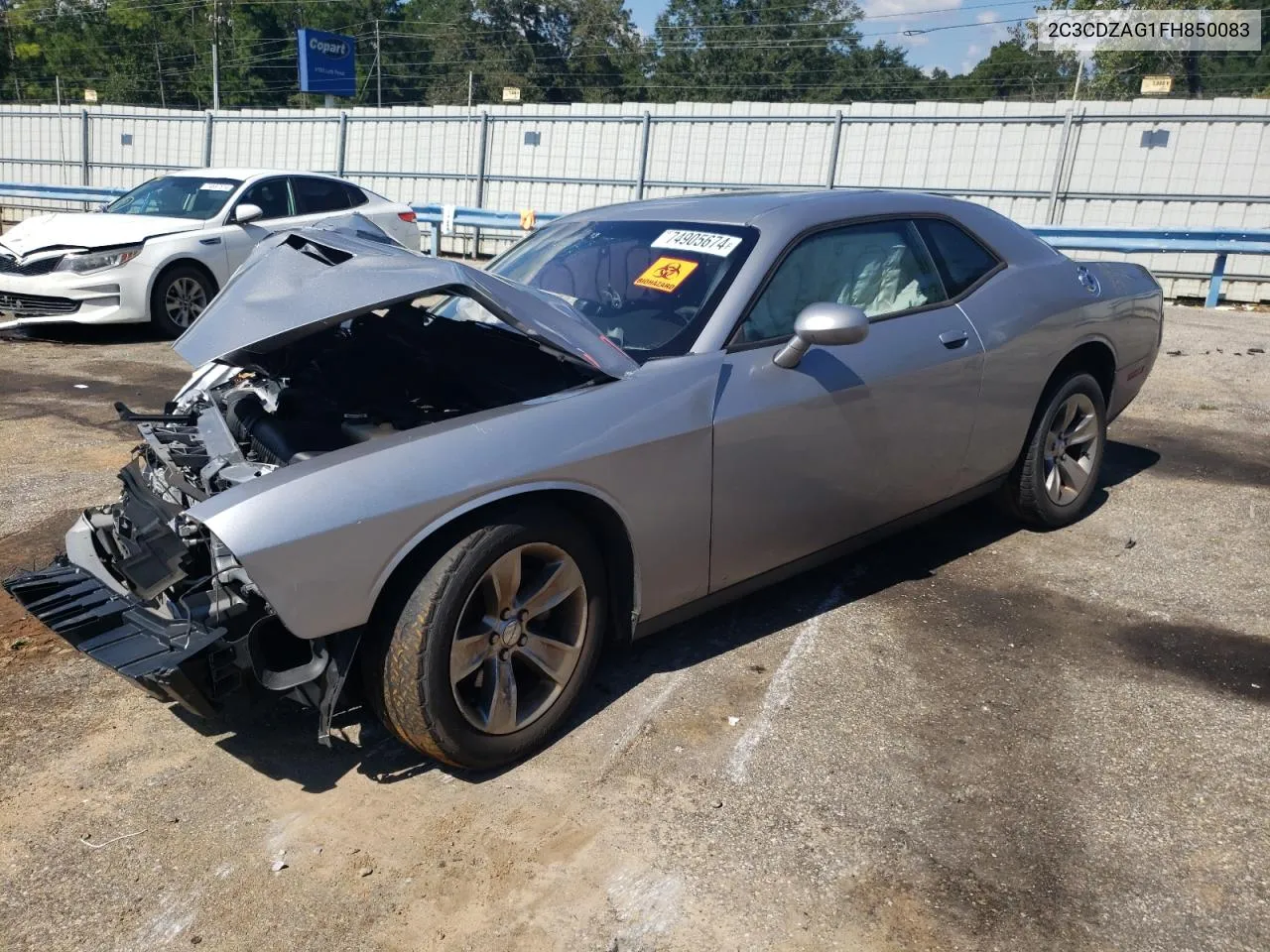 2C3CDZAG1FH850083 2015 Dodge Challenger Sxt