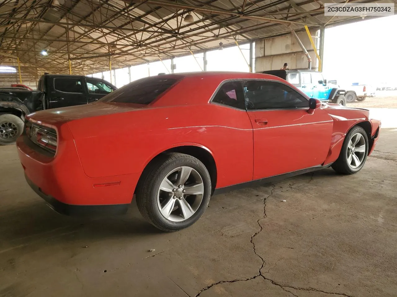 2C3CDZAG3FH750342 2015 Dodge Challenger Sxt