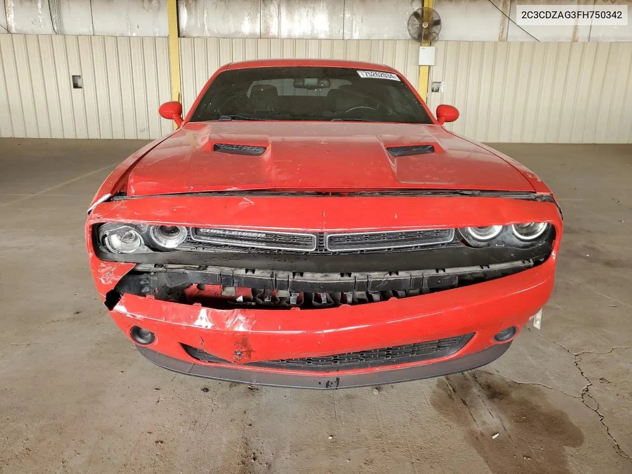 2C3CDZAG3FH750342 2015 Dodge Challenger Sxt