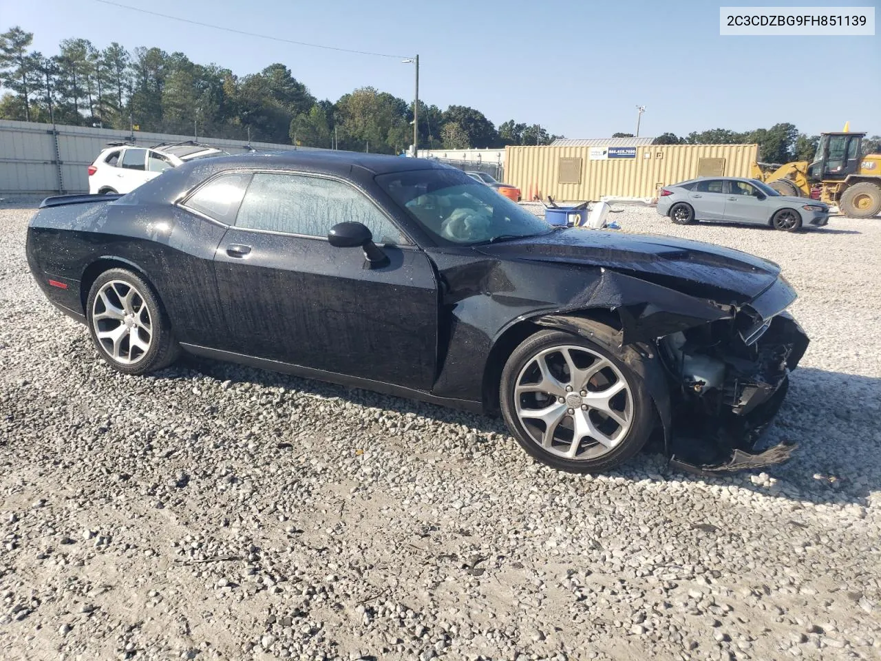 2015 Dodge Challenger Sxt Plus VIN: 2C3CDZBG9FH851139 Lot: 75407674