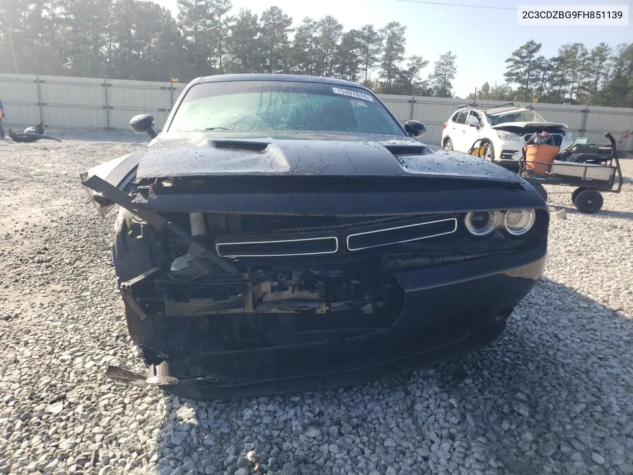 2015 Dodge Challenger Sxt Plus VIN: 2C3CDZBG9FH851139 Lot: 75407674