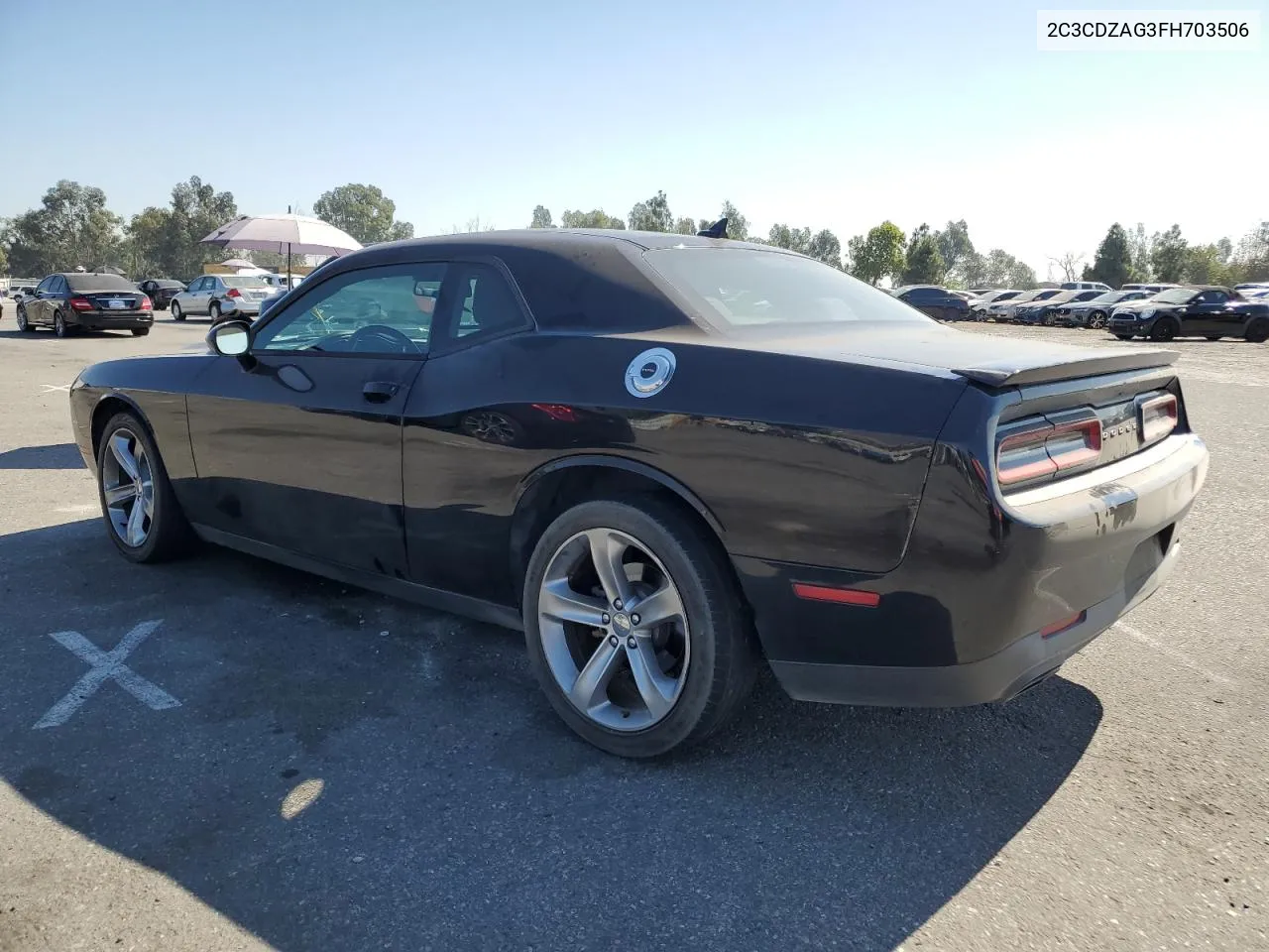 2015 Dodge Challenger Sxt VIN: 2C3CDZAG3FH703506 Lot: 75481934