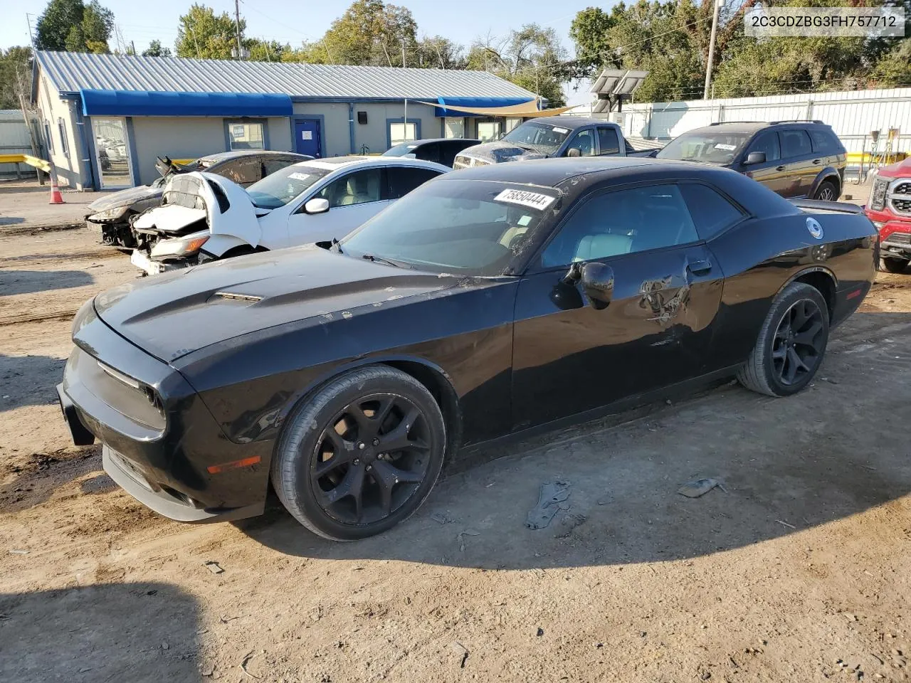 2015 Dodge Challenger Sxt Plus VIN: 2C3CDZBG3FH757712 Lot: 75850444