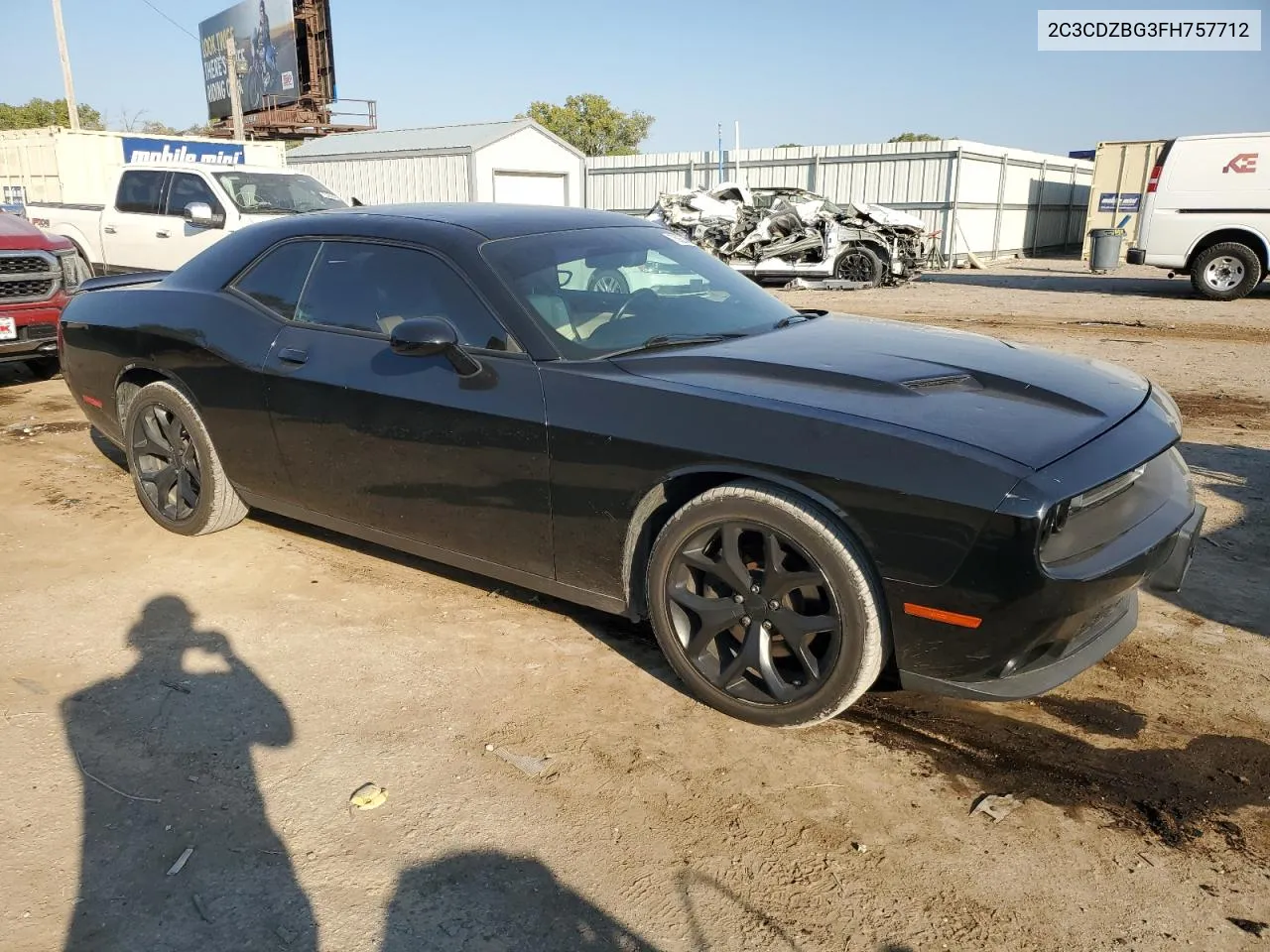 2015 Dodge Challenger Sxt Plus VIN: 2C3CDZBG3FH757712 Lot: 75850444