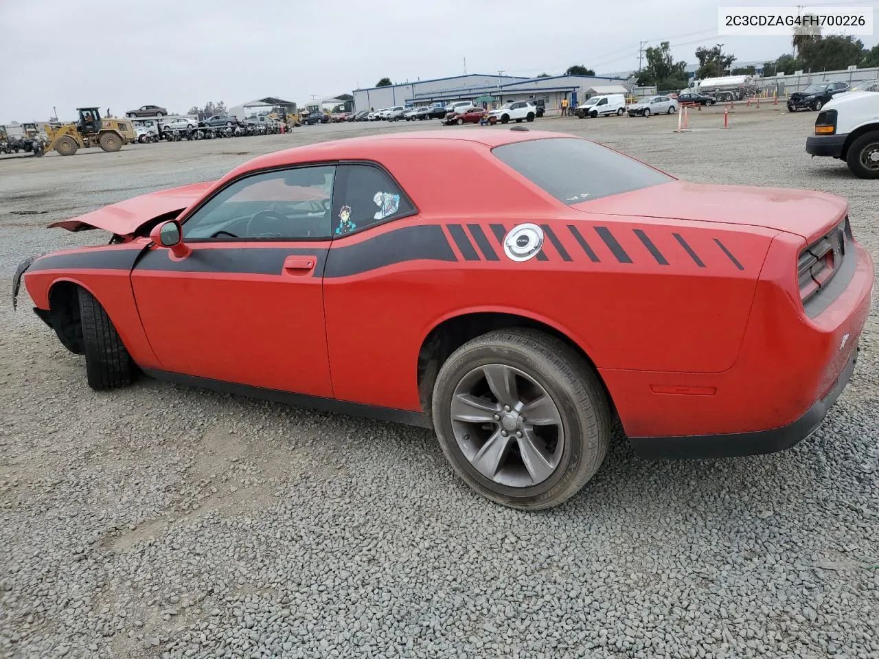 2015 Dodge Challenger Sxt VIN: 2C3CDZAG4FH700226 Lot: 75954894