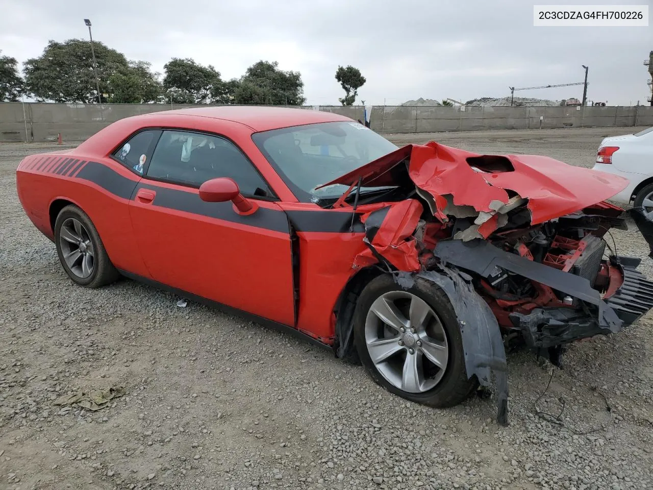 2015 Dodge Challenger Sxt VIN: 2C3CDZAG4FH700226 Lot: 75954894