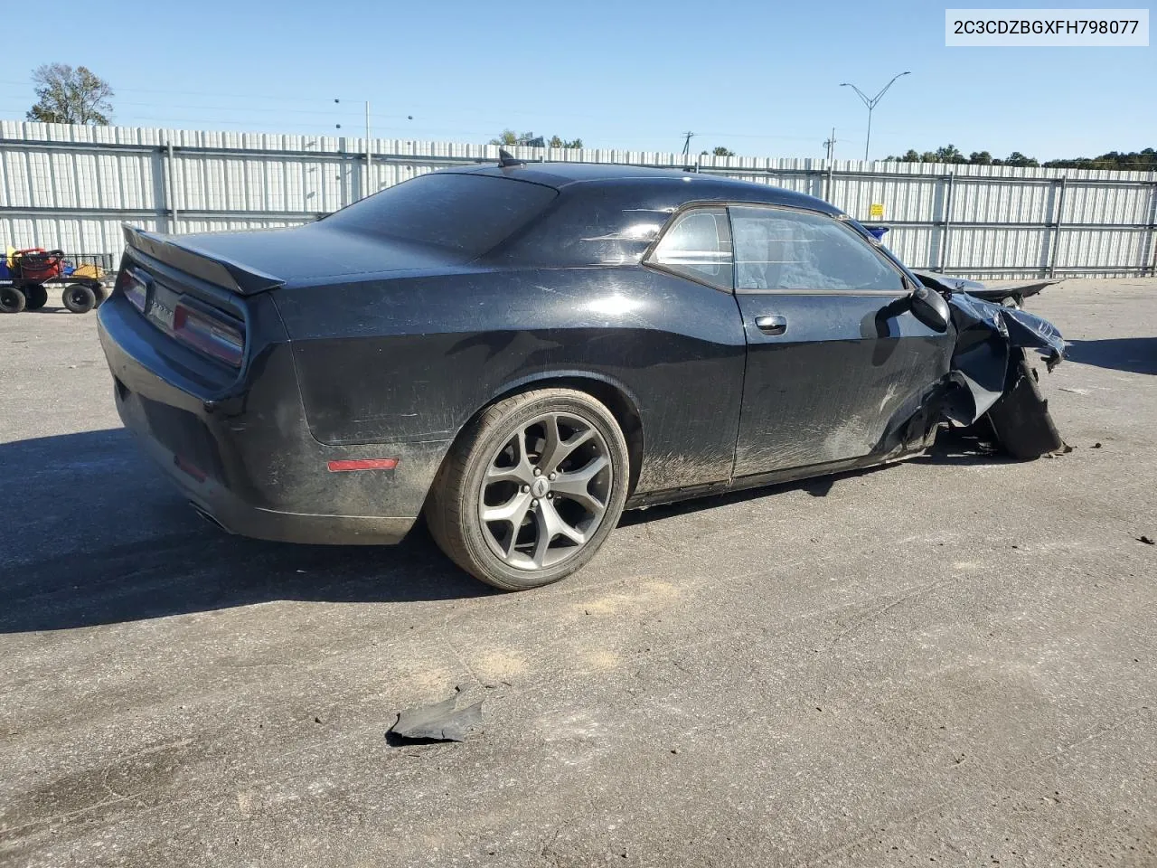 2015 Dodge Challenger Sxt Plus VIN: 2C3CDZBGXFH798077 Lot: 76092654