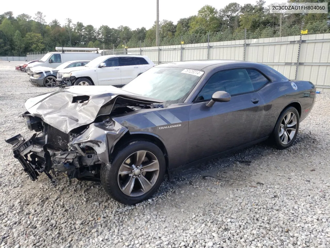 2015 Dodge Challenger Sxt VIN: 2C3CDZAG1FH804060 Lot: 76105014