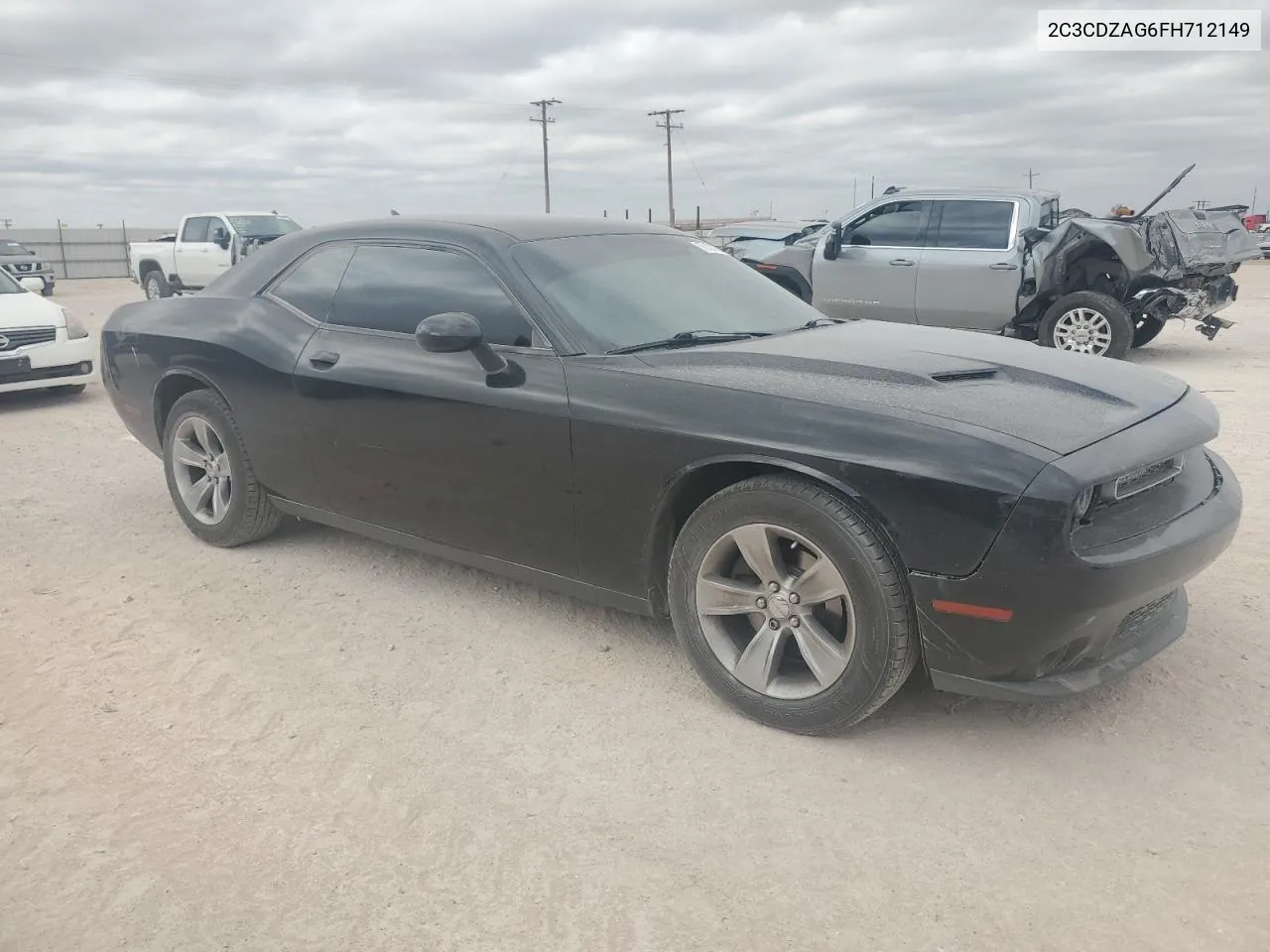 2015 Dodge Challenger Sxt VIN: 2C3CDZAG6FH712149 Lot: 76108764