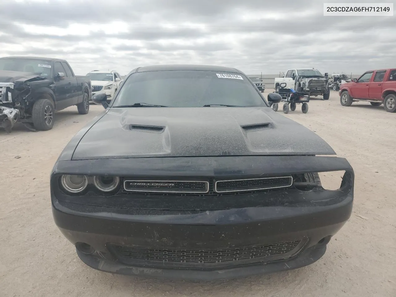 2015 Dodge Challenger Sxt VIN: 2C3CDZAG6FH712149 Lot: 76108764