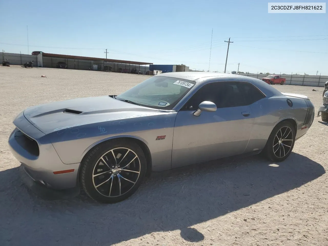 2015 Dodge Challenger R/T Scat Pack VIN: 2C3CDZFJ8FH821622 Lot: 76109734