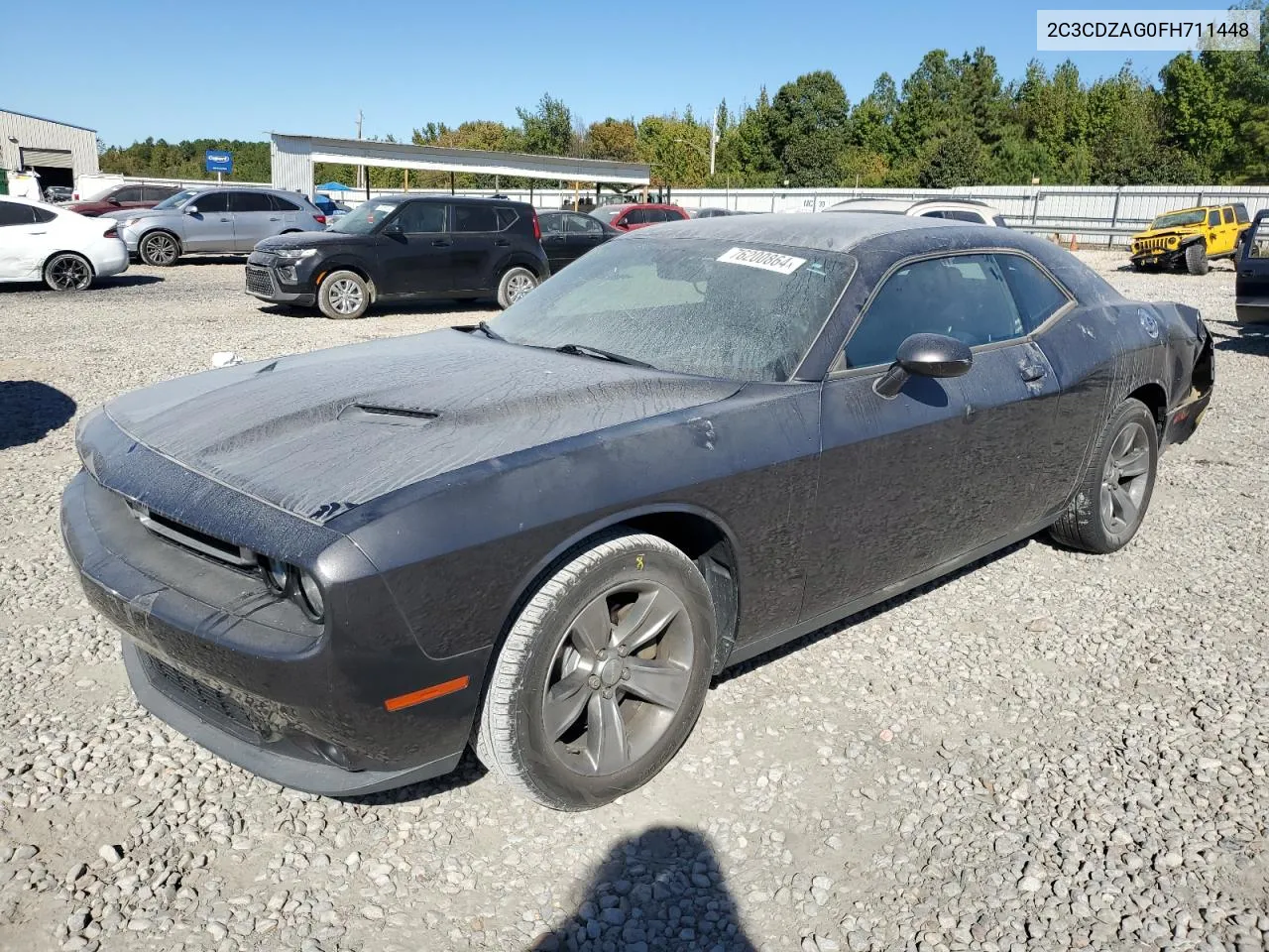 2015 Dodge Challenger Sxt VIN: 2C3CDZAG0FH711448 Lot: 76200864