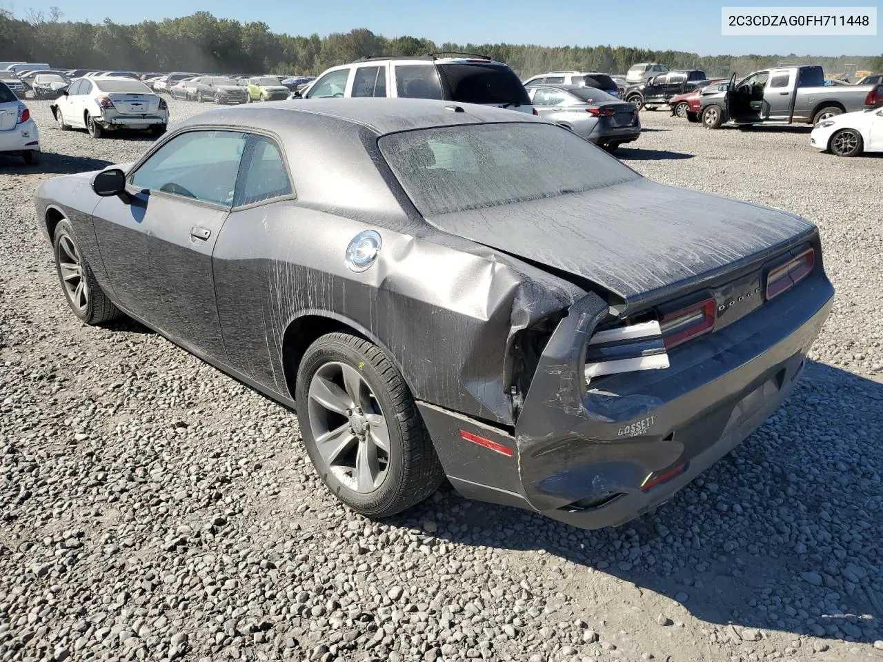 2015 Dodge Challenger Sxt VIN: 2C3CDZAG0FH711448 Lot: 76200864