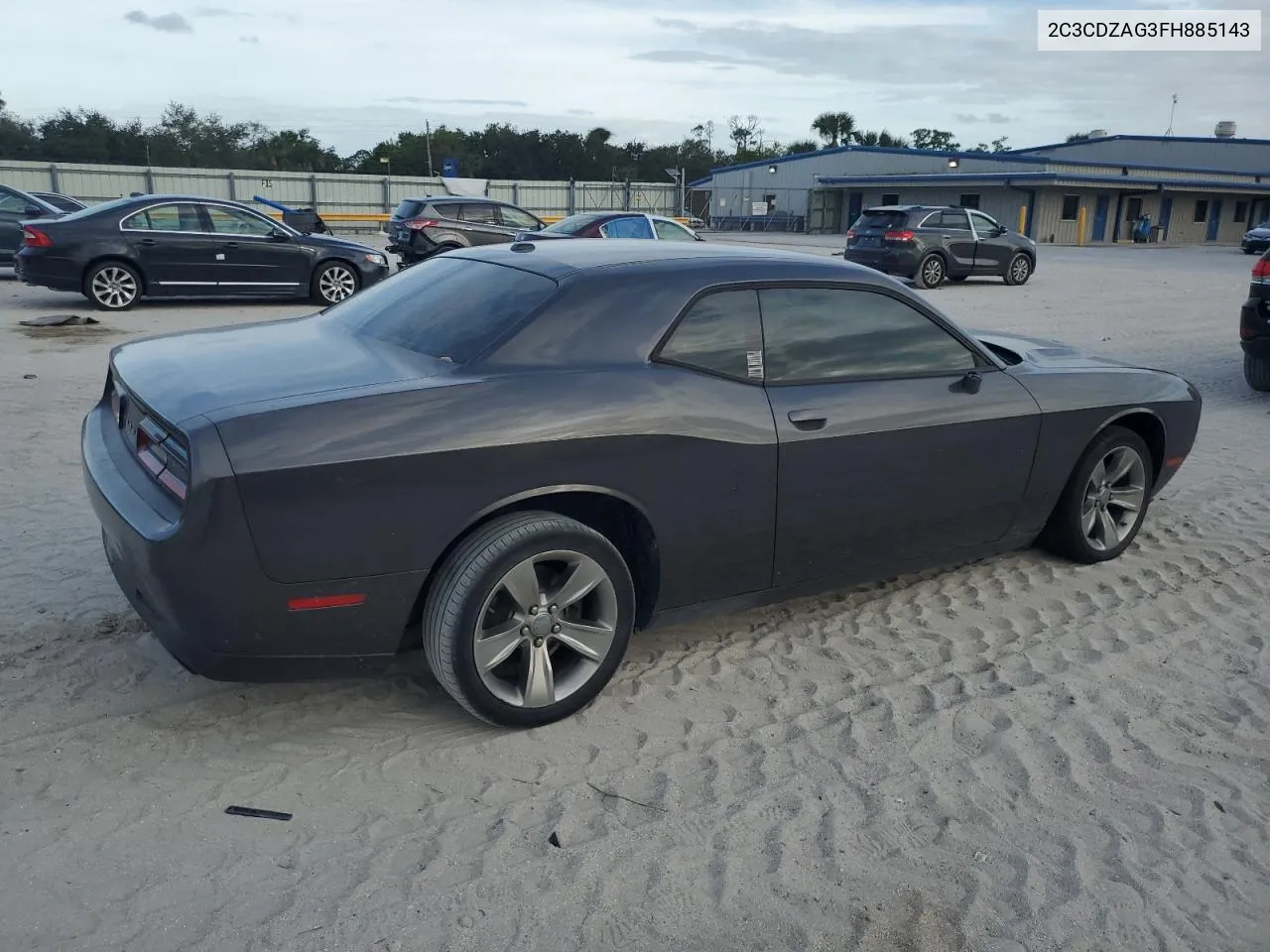 2015 Dodge Challenger Sxt VIN: 2C3CDZAG3FH885143 Lot: 76376494