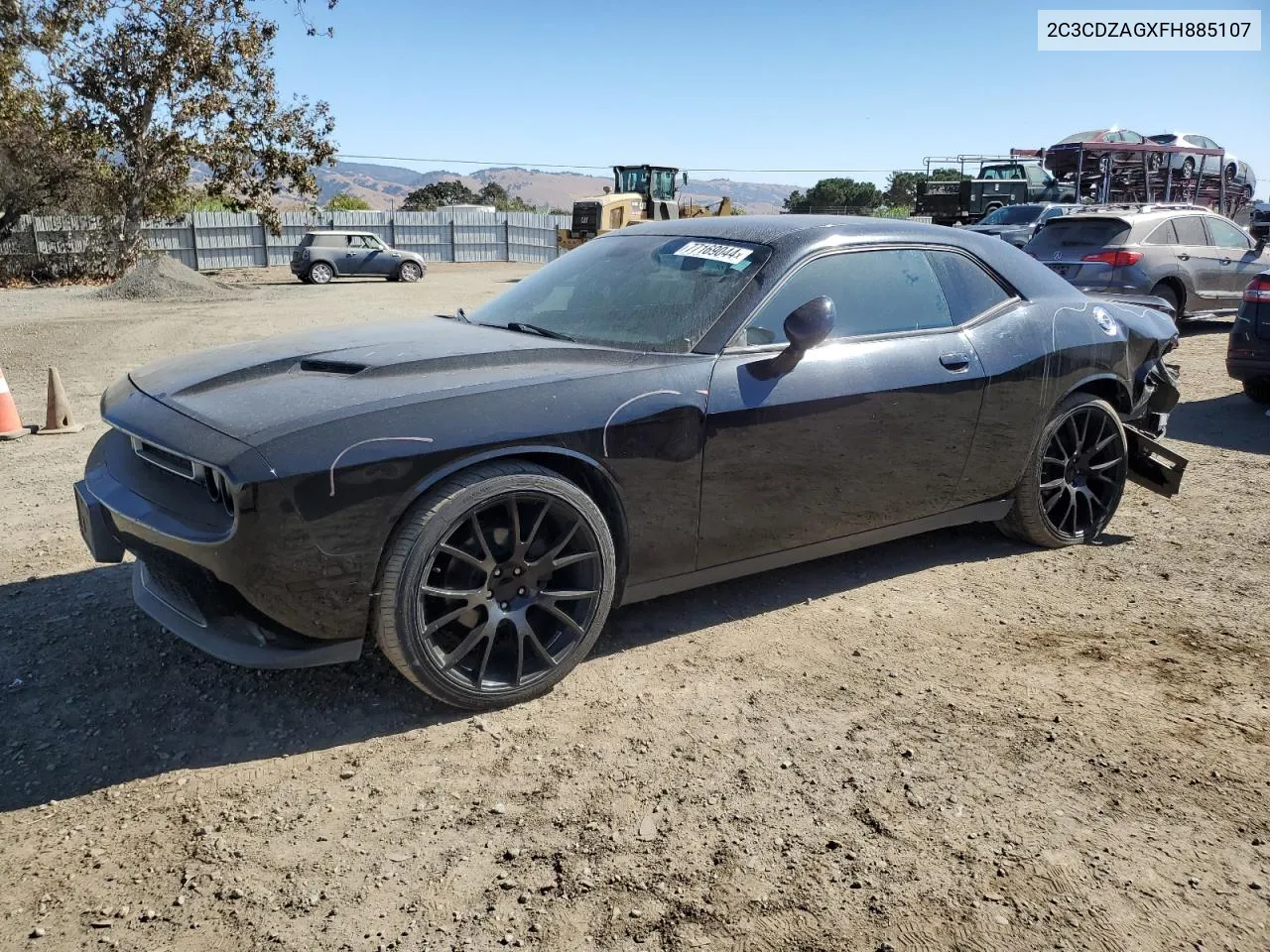 2015 Dodge Challenger Sxt VIN: 2C3CDZAGXFH885107 Lot: 77169044