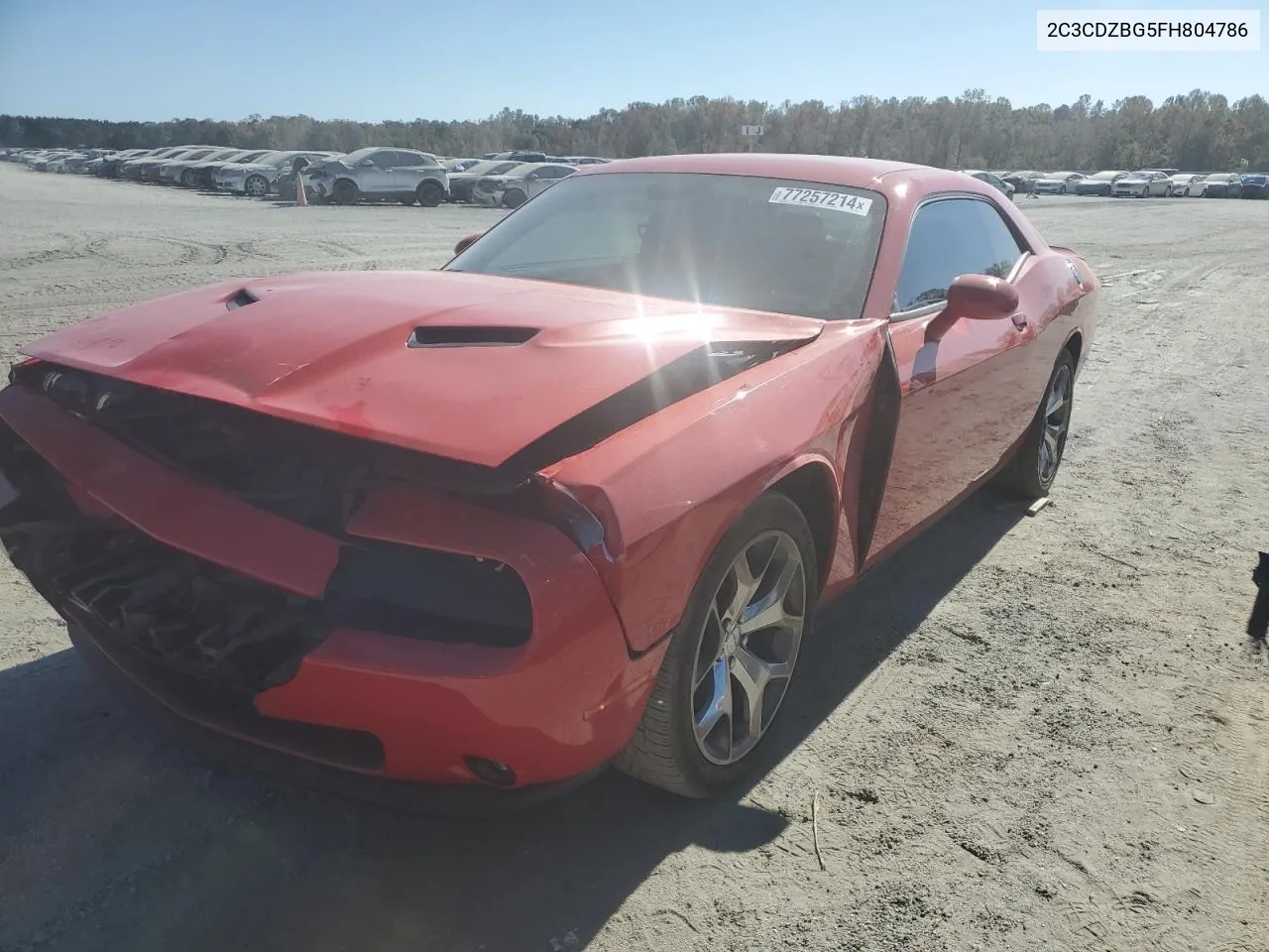 2015 Dodge Challenger Sxt Plus VIN: 2C3CDZBG5FH804786 Lot: 77257214