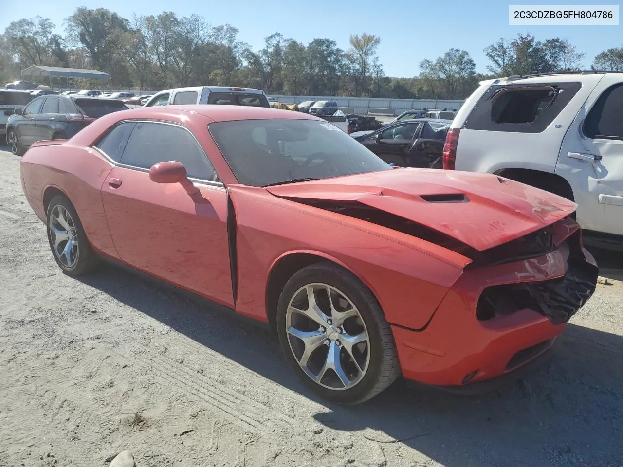 2015 Dodge Challenger Sxt Plus VIN: 2C3CDZBG5FH804786 Lot: 77257214