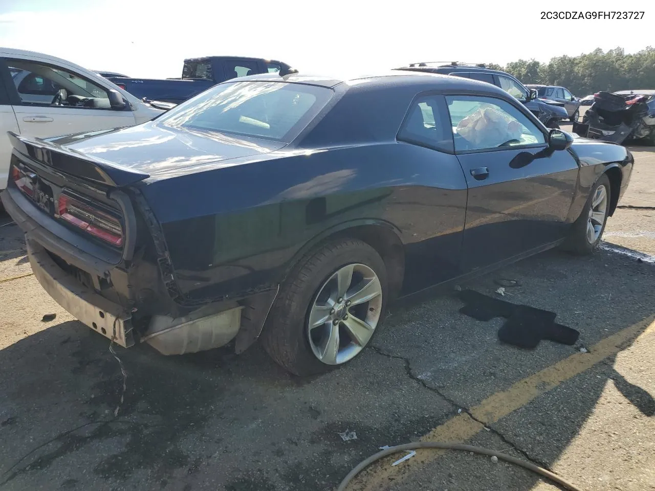 2C3CDZAG9FH723727 2015 Dodge Challenger Sxt