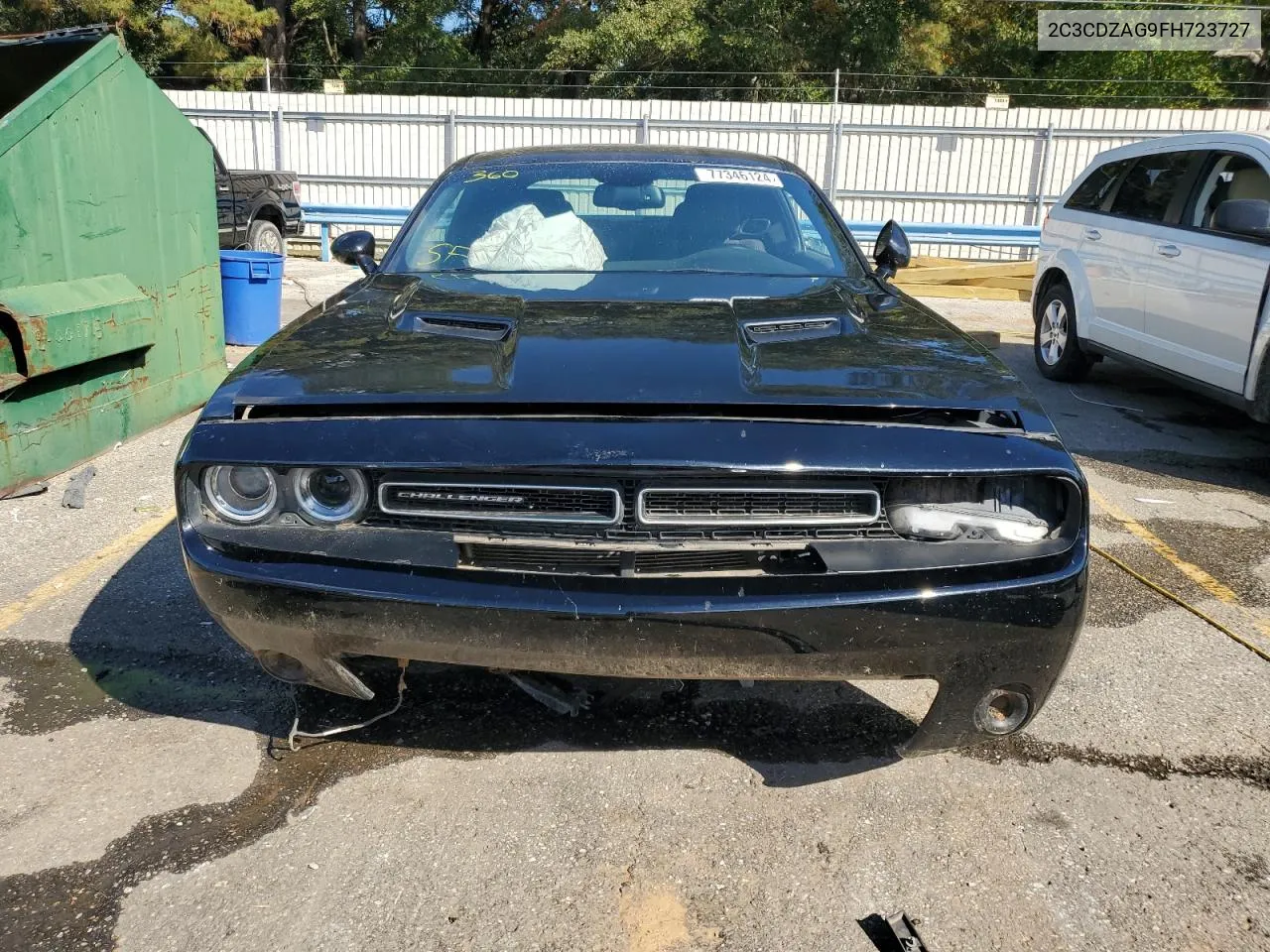 2C3CDZAG9FH723727 2015 Dodge Challenger Sxt