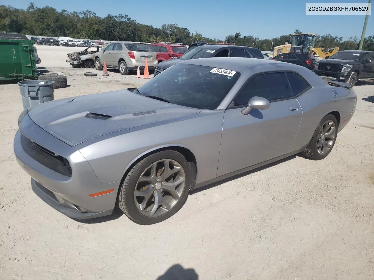 2C3CDZBGXFH706529 2015 Dodge Challenger Sxt Plus