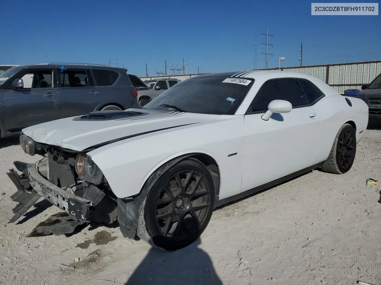 2015 Dodge Challenger Sxt Plus VIN: 2C3CDZBT8FH911702 Lot: 77497584