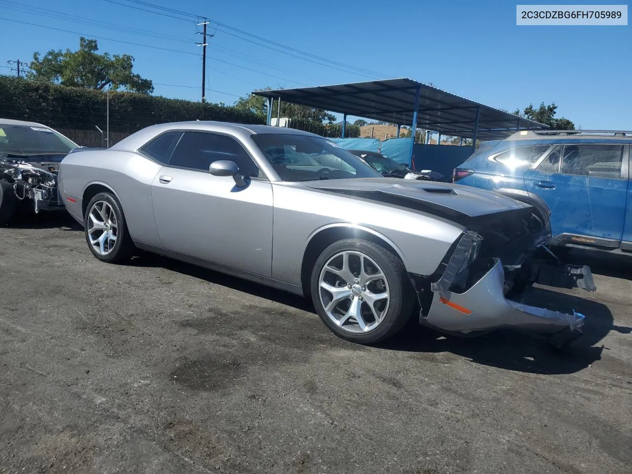 2C3CDZBG6FH705989 2015 Dodge Challenger Sxt Plus