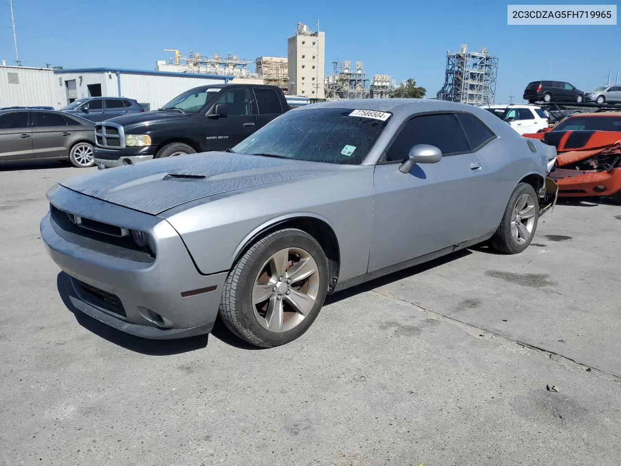 2015 Dodge Challenger Sxt VIN: 2C3CDZAG5FH719965 Lot: 77586504