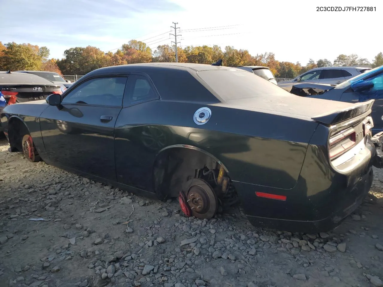 2015 Dodge Challenger Srt 392 VIN: 2C3CDZDJ7FH727881 Lot: 77797114