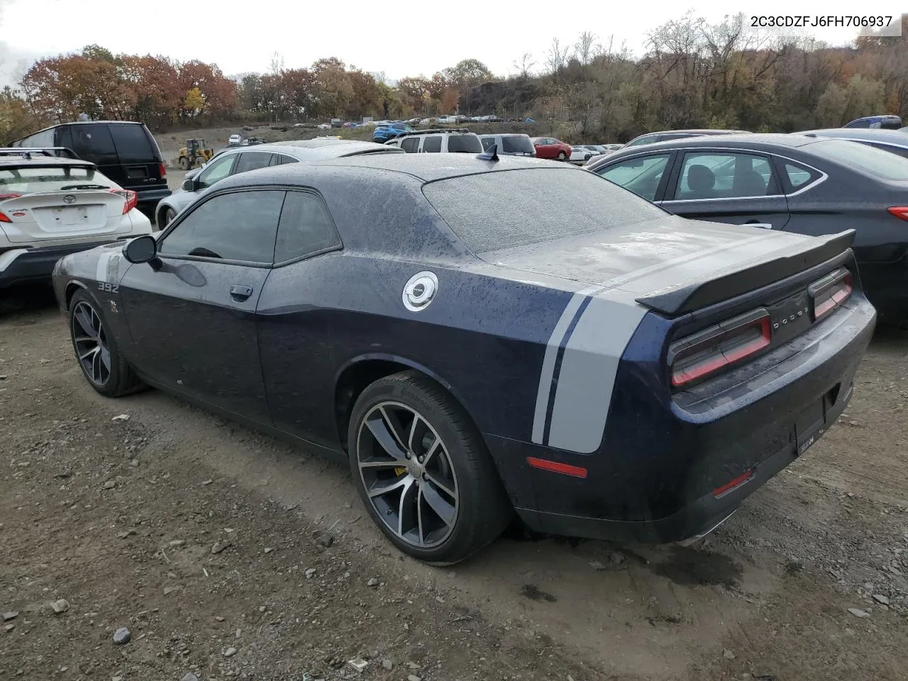 2015 Dodge Challenger R/T Scat Pack VIN: 2C3CDZFJ6FH706937 Lot: 78261284